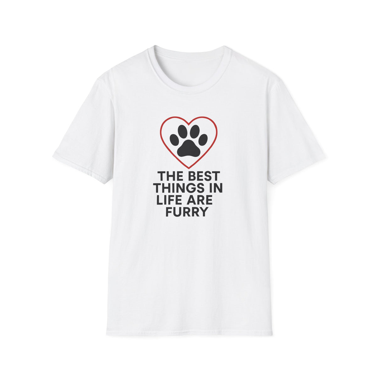 Red Heart Outline T-Shirt