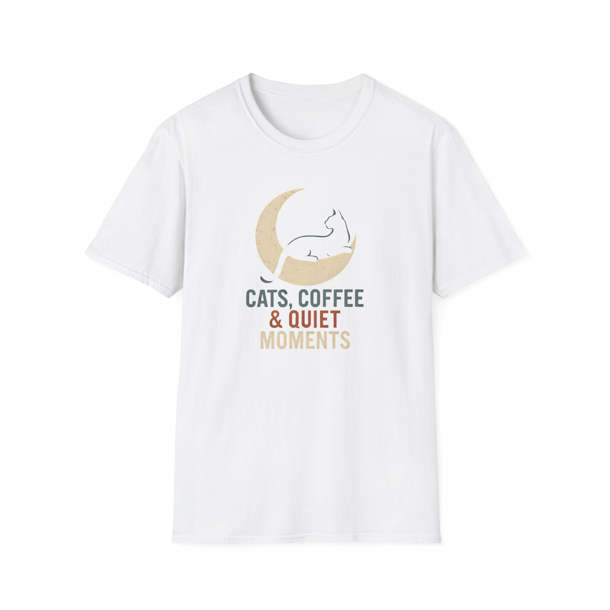 Cats Coffee Quiet Moments T-Shirt